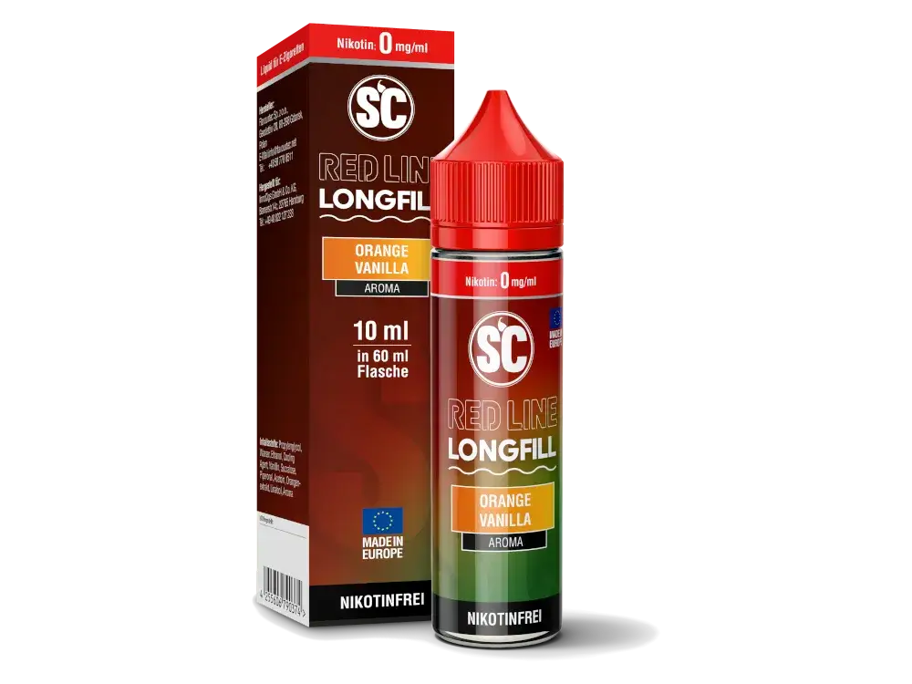 SC-RED LINE Orange Vanilla - Longfills 10ml
